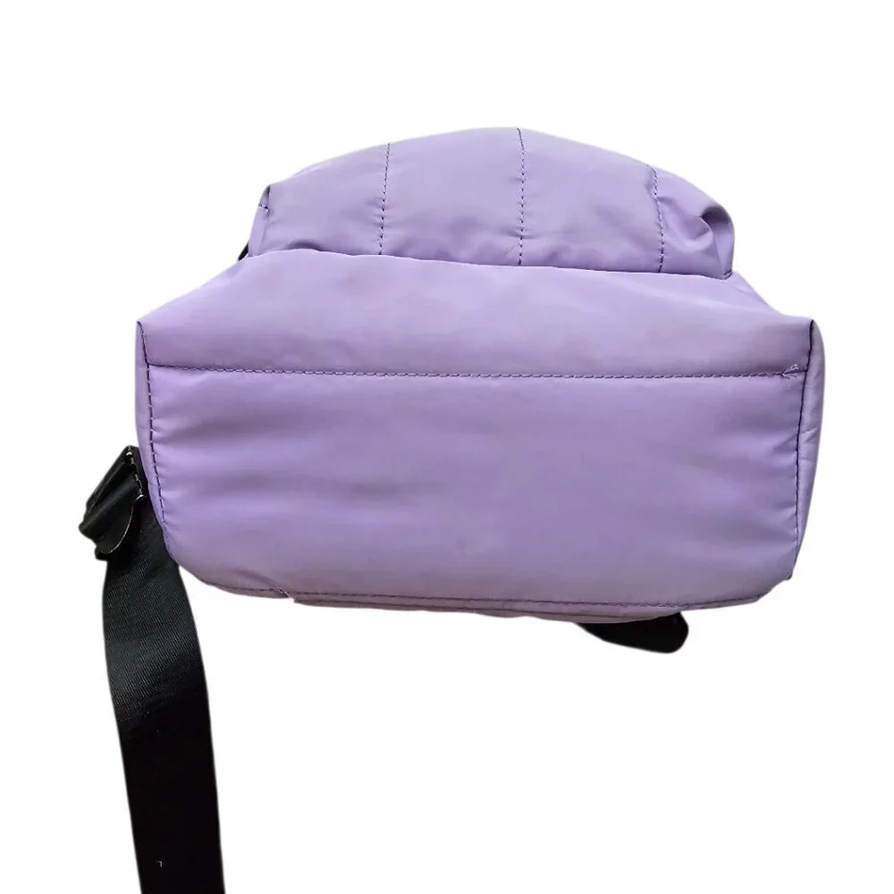 Steve Madden Bariaa Wild Nylon Padded Large Satchel Purple Backpack